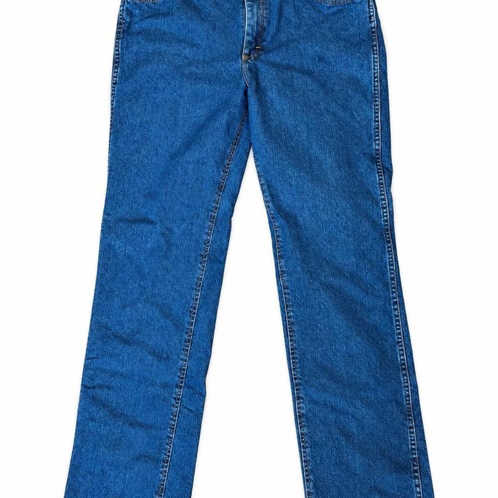 Wrangler Men's Blue and Navy Jeans